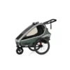 Qeridoo Kidgoo 1 Fahrradanhänger Ivy Green Mit Joggerfunktion