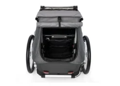 Croozer Kid Keeke 1 Mountain Grey 2in1 Fahrradanhänger & Buggy-Set -Kinder Komfort 08 121001523 croozer keeke 1 mountain grey kofferraum