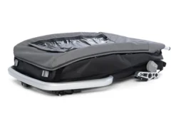 Croozer Kid Keeke 2 Mountain Grey 2in1 Fahrradanhänger & Buggy-Set -Kinder Komfort 09 121001623 croozer keeke 2 mountain grey gefaltet