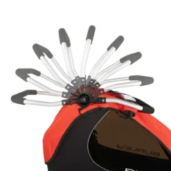 Burley Honey Bee Fahrradanhänger Rot 2-Sitzer Mit Buggy-Funktion -Kinder Komfort 10 honey bee handlebar rotation webex