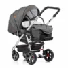 Gesslein F4 Air Plus Kinderwagen 053053 Gestell Eloxiert Inklusive C1-Lift Tragetasche