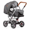 Gesslein F10 Air Plus Kinderwagen 053053 Gestell Silber Eloxiert Inkl. C1-Lift Tragetasche