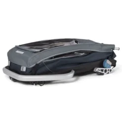 Croozer Kid Vaaya 1 Graphite Blue 2in1 Fahrradanhänger & Buggy-Set -Kinder Komfort 121001120 croozer kid vaaya 1 gefaltet graphite blue 2020 web 1