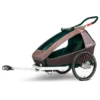 Croozer Kid Vaaya 1 Blossom Red 2in1 Fahrradanhänger & Buggy-Set