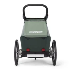 Croozer Kid Vaaya 1 Jungle Green 2in1 Fahrradanhänger & Buggy-Set -Kinder Komfort 121001320 croozer kid vaaya 1 rueck jungle green 2020 web 1
