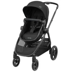 Maxi-Cosi Zelia3 Kinderwagen Set Essential Black Ab Geburt Bis Ca 4 Jahre Nutzbar -Kinder Komfort 1210672111 2021 maxicosi stroller zelia3 essentialblack 3qrtleft 1