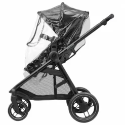 Maxi-Cosi Zelia3 Kinderwagen Set Essential Black Ab Geburt Bis Ca 4 Jahre Nutzbar -Kinder Komfort 1210672111 2021 maxicosi stroller zelia3 essentialblack side raincover 03 1