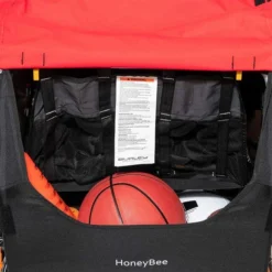 Burley Honey Bee Fahrradanhänger Rot 2-Sitzer Mit Buggy-Funktion -Kinder Komfort 3 2019 honey bee cargo