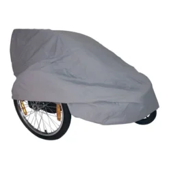 XLC Duo 8teen Fahrradanhänger Blau Zweisitzer Inkl. Buggyrad & Rücklicht Zum Toppreis -Kinder Komfort 3092009050 faltgarage fuer xlc duomono 1