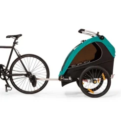 Burley Encore X Fahrradanhänger Türkis 2-Sitzer Mit Buggy-Funktion -Kinder Komfort 4 encore x bike webex scaled 1