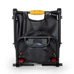 Burley Travoy Fahrradanhänger Und Einkaufstrolley Cool Grey Praktischer 2 In 1 Radanhänger -Kinder Komfort 4 travoy black fold3