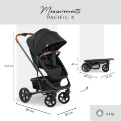 Hauck Pacific 4 Shop N Drive Kinderwagen Bundle -Kinder Komfort 4007923309216.pt01.pacific 4 shop n drive caviar
