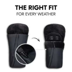 Hauck Pushchair Footmuff Winter Fußsack 16 Hauck Pushchair Footmuff Winter Fußsack -Kinder Komfort 4007923567111.pt06.pushchair footmuff winter black