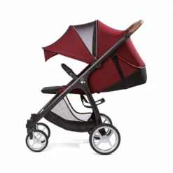 Gesslein Smiloo Happy+ Buggy Maroon Gestell Schwarz Mit Tabak Griff -Kinder Komfort 420 170 894000 liegefunktion