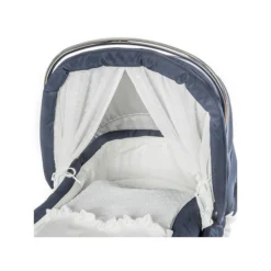 HESBA Condor Coupe Kinderwagen Außen 517 Innen 109 Räder Weiß 30 Cm, Ledergriff Weiß -Kinder Komfort 5500 detail curtain 1 2019 gr 33