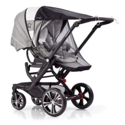 Gesslein Sommerpaket II Für Alle Kinderwagen Fliegengitter & Sonnensegel Schwarz