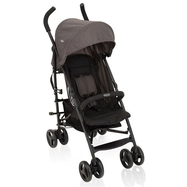 Graco Travelite Buggy Black & Grey Stufenlos Verstellbare Rückenlehne 1 Graco Travelite Buggy Black & Grey Stufenlos Verstellbare Rückenlehne