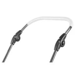 HESBA ClassicKorb Kinderwagen Außen 501 Innen 130 Räder Weiß 30 Cm, Ledergriff Weiß -Kinder Komfort 9509 leather push handle new 2018 white 3