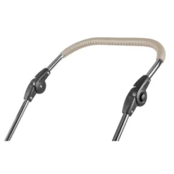 HESBA Condor Coupe Kinderwagen Außen 274 Innen 232 Räder Weiß 30 Cm, Ledergriff Greige -Kinder Komfort 9521 leather push handle new 2018 greige sand 1