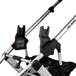 ABC Design Samba 2in1 Kinderwagen Bundle Berry Pure Mit Autositz, Wickeltasche, Fußsack Und Adapter -Kinder Komfort adapter maxi cosi black 02 kinderwagen