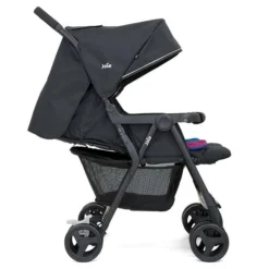 Joie Aire Twin Zwillingsbuggy Dark Pewter Inkl. Regenverdeck 9 Joie Aire Twin Zwillingsbuggy Dark Pewter Inkl. Regenverdeck -Kinder Komfort airetwin rosy sea profile recline 1