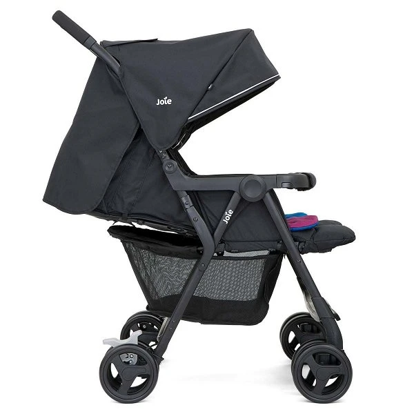 Joie Aire Twin Zwillingsbuggy Dark Pewter Inkl. Regenverdeck 5 Joie Aire Twin Zwillingsbuggy Dark Pewter Inkl. Regenverdeck – Bild 5