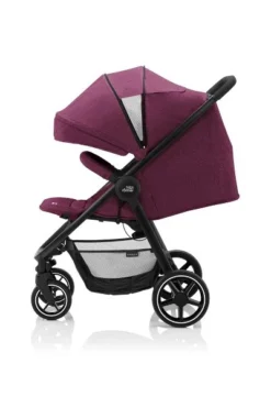 Britax Römer B-AGILE M Elephant Cherry Wine -Kinder Komfort b agile m cherrywine 01 layflat 2019