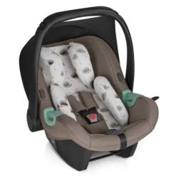 ABC Design Salsa 4 Air Kinderwagen Starter-Set Cream Pure Mit Autositz, Wickeltasche, Fußsack Und Mehr -Kinder Komfort babyschale car seat tulip cream 01 gruppe 0 01