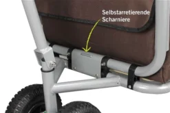 Beachtrekker LiFe Bollerwagen Rot Stabil Und Leicht Inkl. Feststellbremse -Kinder Komfort beachtrekker life info scharniere