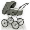 HESBA Calido Kinderwagen Außen 703 Innen 173 Räder Schwarz 30 Cm