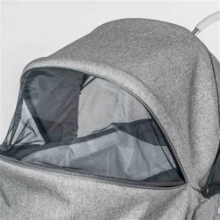 HESBA Calido Teilleder Konfigurierbar -Kinder Komfort calido canopy opened backside view 2