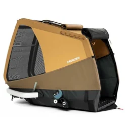 Croozer Dog Mikke Sundown Yellow Fahrradanhänger Für Große Hunde Geeignet -Kinder Komfort croozer dog mikke sundown yellow 2022 box side