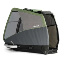 Croozer Dog Bruuno Pine Green Fahrradanhänger Für Extra Große Hunde Geeignet -Kinder Komfort croozer dog bruuno 2020 box side web 1