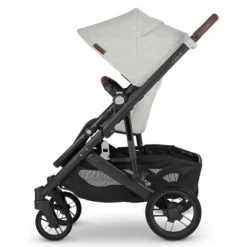 UPPAbaby Cruz V2 Sportwagen Anthony White & Grey Chenille -Kinder Komfort cruz22 ath side