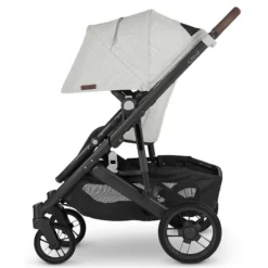 UPPAbaby Cruz V2 Sportwagen Anthony White & Grey Chenille -Kinder Komfort cruz22 ath side sunshade
