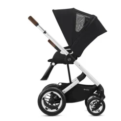 CYBEX Talos S LUX Sportwagen Deep Black Gestell In Silver -Kinder Komfort cyb 20 talosslux int dpbl slv y270 rwf xlcanopy