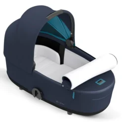 CYBEX MIOS Kinderwagen Nautical Blue New Generation Gestell Wählbar -Kinder Komfort cyb 21 int y315 mios luxcarrycot nubl insideview