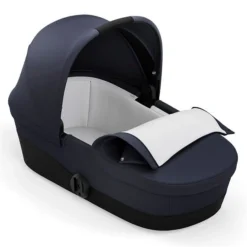 CYBEX Melio Babywanne Navy Blue -Kinder Komfort cyb 21 melio2cot eu nabl y315 inside view