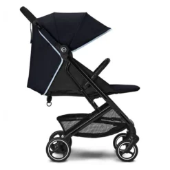 CYBEX Beezy Buggy Ocean Blue Gestell In Black -Kinder Komfort cyb 22 int excl us y270 beezy blk ocbl fullyreclined