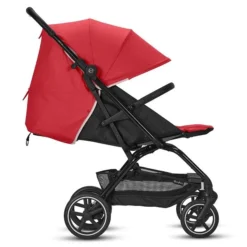 CYBEX Eezy S+2 Buggy Hibiscus Red Gestell In Black | Mit All-Terrain Rädern -Kinder Komfort cyb 22 int excl us y270 eezys 2 blk hibr lieflat