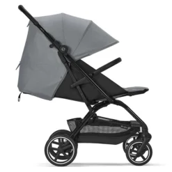 CYBEX Eezy S+2 Buggy Lava Grey Gestell In Black | Mit All-Terrain Rädern -Kinder Komfort cyb 22 int excl us y270 eezys 2 blk lagr lieflat