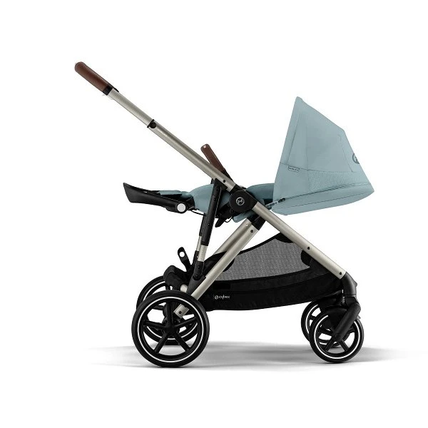 CYBEX Gazelle S Sportwagen Sky Blue Gestell In Taupe | Der City-Shopper – Bild 2