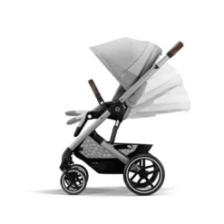 CYBEX Balios S LUX Kinderwagen & CYBEX Aton S2 I-Size Lava Grey Bundle -Kinder Komfort cyb 22 int excl us y090 baliosslux slv lagr recline.tif screen hd 1 1