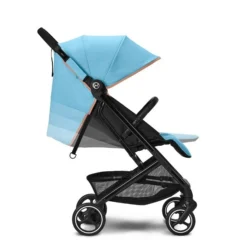 CYBEX Beezy Buggy Beach Blue - Gestell Black -Kinder Komfort cyb 22 int excl us y270 beezy blk bebl reclinesteps