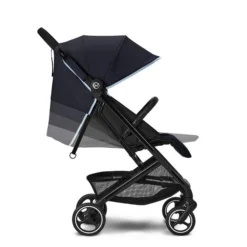 CYBEX Beezy Buggy Ocean Blue - Gestell Black -Kinder Komfort cyb 22 int excl us y270 beezy blk ocbl reclinesteps