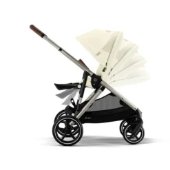 CYBEX Gazelle S Kinderwagen Seashell Beige + Cloud T I-Size + Zubehör Bundle -Kinder Komfort cyb 22 int excl us y270 gazelles tpe sebe rwf reclinesteps screen hd