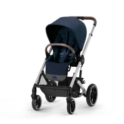 CYBEX Balios S LUX Kinderwagen + Cloud T I-Size Bundle Ocean Blue -Kinder Komfort cyb 22 int y045 baliosslux slv ocbl screen hd