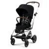 CYBEX Eezy S Twist+2 Buggy Moon Black Gestell Silver | Mit All-Terrain Rädern