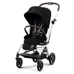 CYBEX Eezy S Twist+2 Buggy Moon Black Gestell Silver | Mit All-Terrain Rädern
