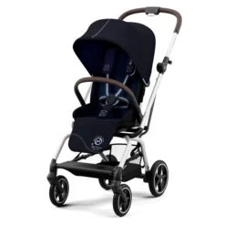 CYBEX Eezy S Twist+2 Buggy Ocean Blue Gestell Silver | Mit All-Terrain Rädern